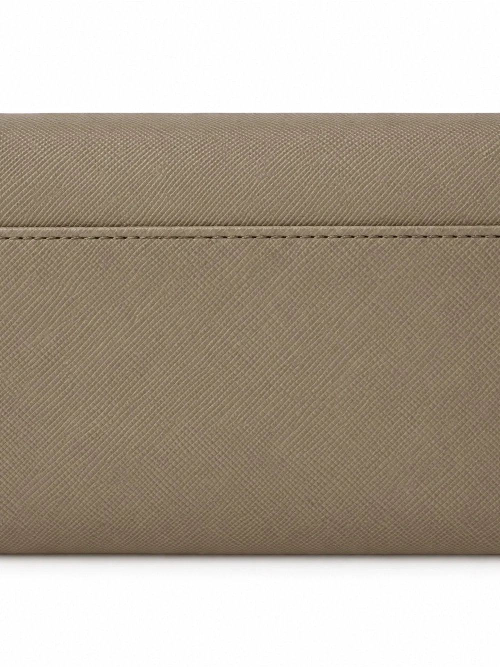 Lanvin en Bleu Taupe Leather Wallet With Box
